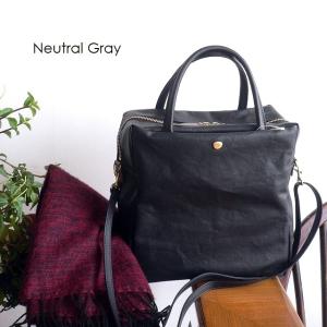 Neutral Gray ニュートラルグレイ ARUKAN アルカン バッグ PVC コットン キャンバス 2wayショルダーバッグ NH434 ジェーン2 6816-713(旧6814-741）