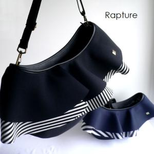 RAPTURE ラプチャー バッグ ダイバー素材 ネオプレン  ティアード ネイプルズ ストライプ ...