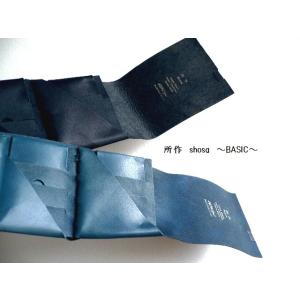 所作 shosa 折り財布 ショートウォレット2.0 Basic sh201ba ヌメ/ナチュラル/...