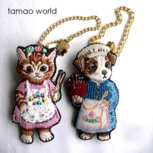 tamao world（タマオワールド） ネックレス 刺繍ネックレス
