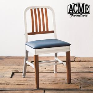 ACME Furniture アクメファニチャー SHORELINE SIDE CHAIR  wood leg 【座面：ネイビー】 ショアライン チェア｜acme