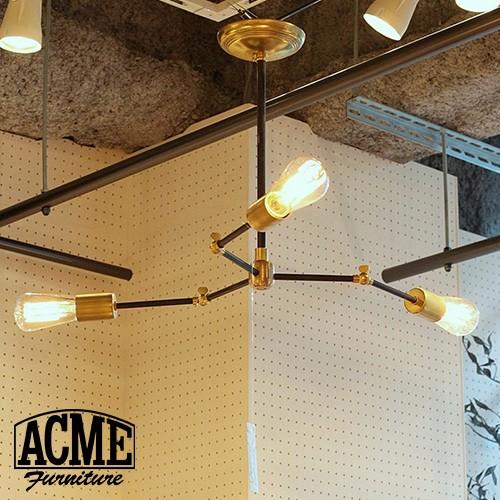 ACME Furniture アクメファニチャー SOLID BRASS LAMP 3ARM BK ...