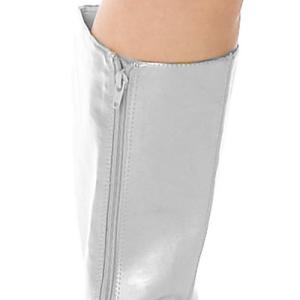 靴 イベントに レディース 大きいサイズ もある レディース レゲエ グッズ 大きいサイズ ヒッピー ファッションpleaser プリーザー 製 銀のゴーゴーブーツ レゲエ ファッション ハロウィン アカムス店