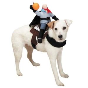 プレゼント ハロウィーン なりきり 犬 洋服 ペット 散歩 衣装 首なし騎手 年賀状 戌年 コスプレ｜acomes