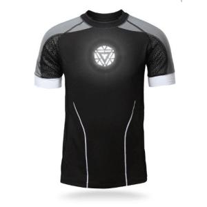 アイアンマン Tシャツ グッズ アークリアクター 衣装 コスプレ Ledで光るアークリアクター付tシャツ アカムスyahoo 店 通販 Yahoo ショッピング