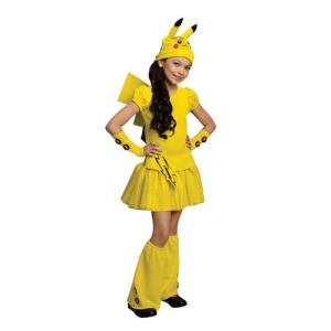 ポケモン ミニドレス コスプレ コスチューム ピカチュウ 子供 女の子用 コスチューム ゲーム キャラクター 仮装 コスプレ衣装 ポケットモンスター グッズ アカムス店