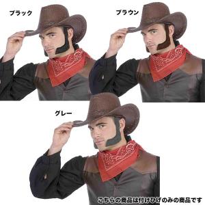 小道具 用品 グッズ 付け もみあげ ひげ ウエスタン コスチューム コスプレ 仮装 衣装 ハロウィーン｜acomes