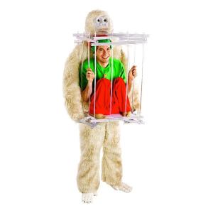 おもしろい コスチューム 衣装 仮装 怪人 雪男 氷の牢獄に捕えられた男性のコスチューム コスプレ