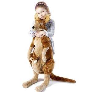 メリッサ ダグ カンガルー おかかさんカンガルーと赤ちゃんジョーイ ぬいぐるみ Melissa Melissa 動物 知育玩具 Doug カンガルー Doug アカムス店