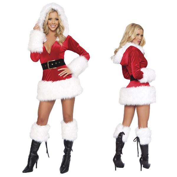 クリスマス サンタクロース 大人 女性用 コスチューム 衣装 コスプレ 仮装