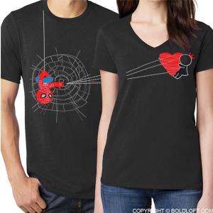 ペア ルック Ｔシャツ You've Captured My Heart カップル お揃い 恋人 結婚祝い ペアギフト プレゼント 記念日 バレンタインデー クリスマス｜acomes