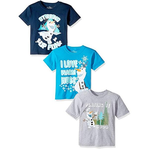 アナと雪の女王 オラフ 子供用 Tシャツ ３枚セット ディズニー 雪だるま ディズニー