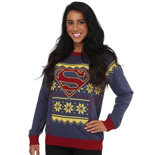 スーパーマン アグリー セーター コスチューム 衣装 アグリーセーター ダサい クリスマス ハロウィ...