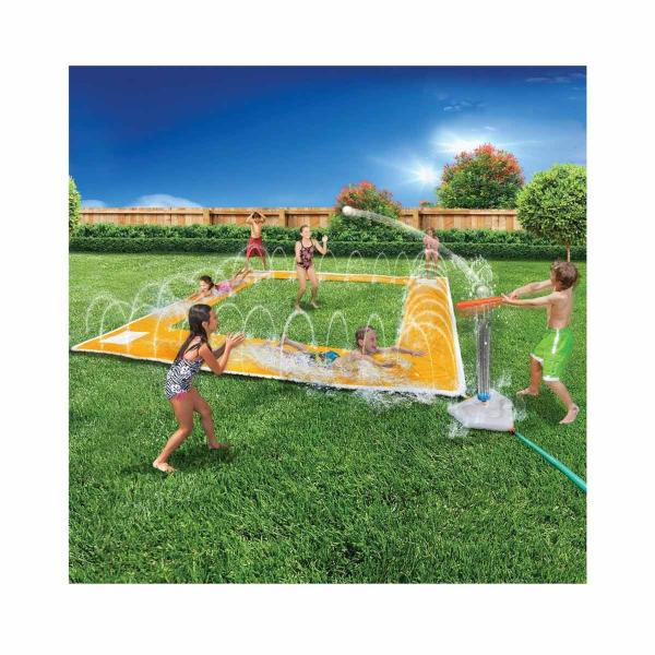 プール 家庭用 水遊び おもちゃ 遊具 噴水 シャワー バンザイ ホームラン スプラッシュ 野球