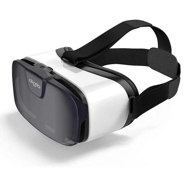VRゴーグル スマホ VRヘッドセット iPhone/Androidフォン用のバーチャルリアリティゴ...