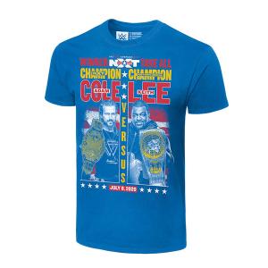 プロレス tシャツ NXT アダム コール vs キース リー Winner Takes All マッチアップ メンズ Ｔシャツ｜acomes