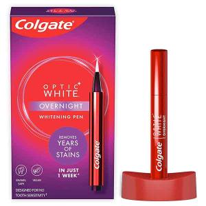 ホワイトニング 歯 ペン 海外 コルゲート Colgate オプティックホワイト オーバーナイト ステインリムーバー ブラシ 35回分 セルフ 自宅｜acomes