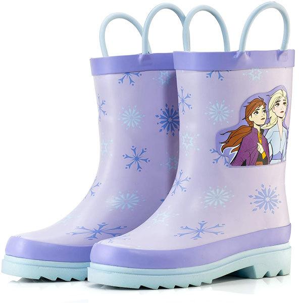 アナと雪の女王 グッズ 子供用 長靴 レインブーツ エルサ ディズニー プリンセス 梅雨 取手付き