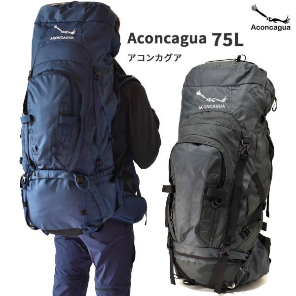 Aconcagua アコンカグア Fitzroy 65 ブラック 男女兼用 65L 大容量 登山 リ...
