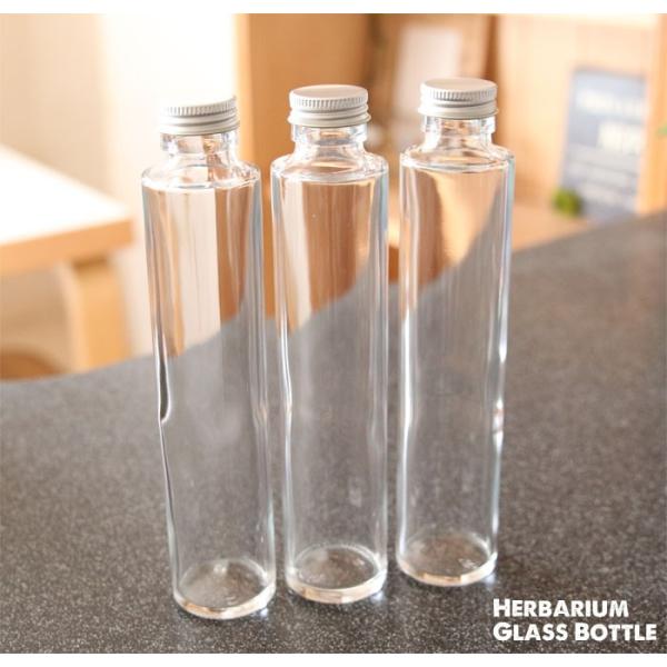 ハーバリウム 瓶 ガラス瓶 ボトル 容器 丸瓶 円柱 キット 植物標本 ハーバリウムガラス瓶・ハーバ...