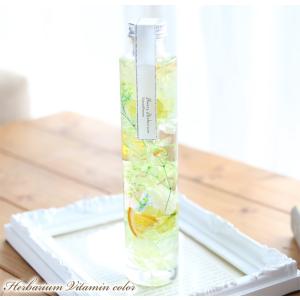 ハーバリウム ビタミンカラー - Vitamin color - 【完成品】 爽やか オリジナル 母の日 誕生日 プレゼント 敬老の日 新築祝い ギフト 植物標本 送料無料