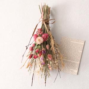 スワッグキット Natural ピンク （M） 【ドライフラワー ブーケ ドライフラワー詰め合わせ】｜acorn-style