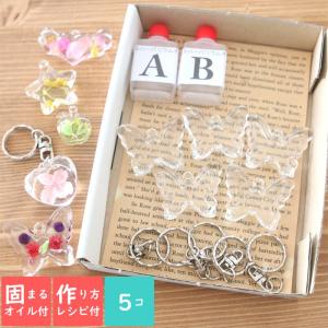 <固まるオイル&作り方用紙付き> アクリル キー...の商品画像