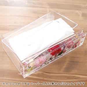 【母の日】 ハーバリウム ティッシュケース キ...の詳細画像3
