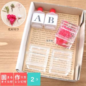 固まるオイル＆作り方用紙付き＞ アクリル 3WAY ミニカップ キット 【2