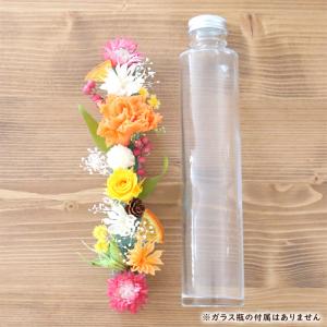母の日 ハーバリウム 花材キット（明のカーネーション・プレミアム） [ 花材セット オレンジ 明るい お母さん ローズ バラ キット ]