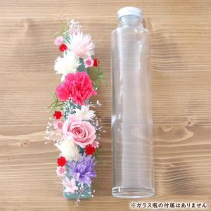 母の日 ハーバリウム 花材キット （華のカーネーション・プレミアム） [ お母さん 贈り物 ギフト 手作りキット 花材のみ ピンク プリザーブドフラワー ]