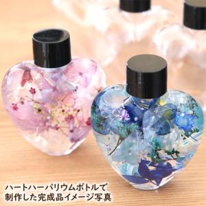 キャップ付 ハートハーバリウムボトル <10本...の詳細画像2