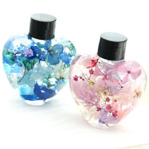【完成品】 ハート ハーバリウム 2本セット(...の詳細画像2