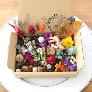【ハロウィン】 花材キット ドライフラワー プ...の詳細画像1