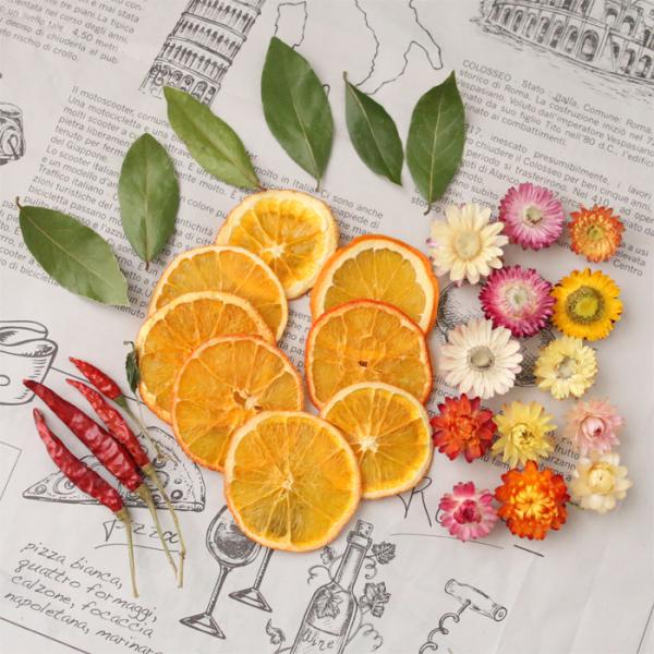 【 ドライオレンジF  】 ドライフラワー 詰め合わせ 花材セット [ フルーツ オレンジ ドライフ...