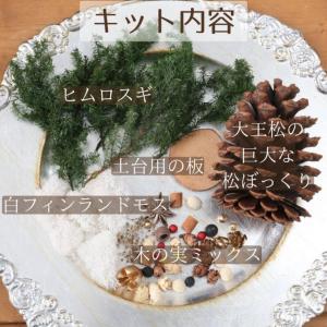 クリスマス 松ぼっくり ツリー 【手作りキット...の詳細画像1