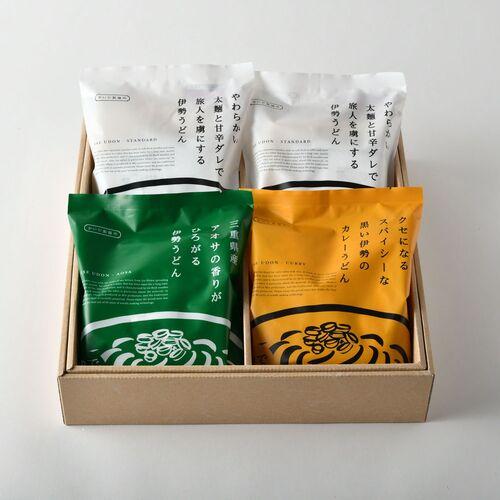 うどん 伊勢うどん 詰め合わせ 3種類 計8食入り たれ スープ 七味付き かいだ食品 常温 三重 ...