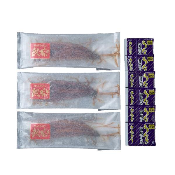 ウナギ 宮崎 鰻楽 九州産うなぎ蒲焼 3尾 計420g たれ山椒6袋付き 味紀行うち川 冷凍 国産 ...