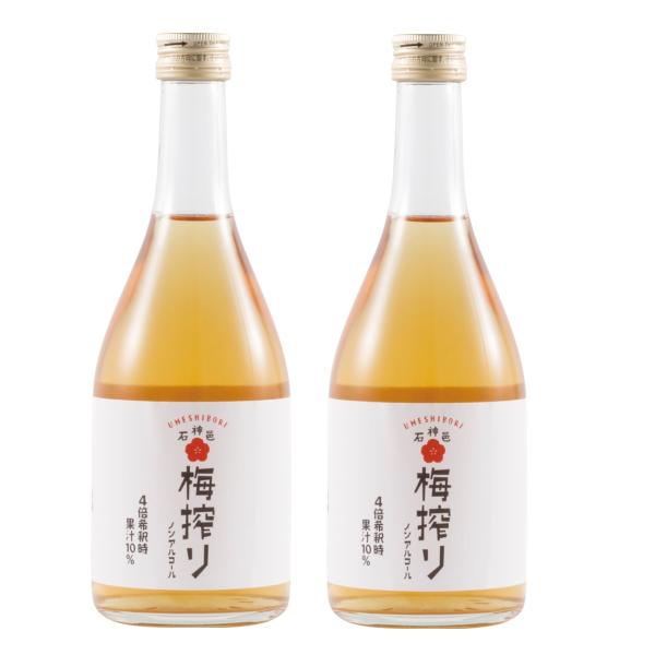 梅ジュース 和歌山 梅搾り 4倍希釈 490ml入り 2本セット 常温 濃縮タイプ かき氷シロップ ...