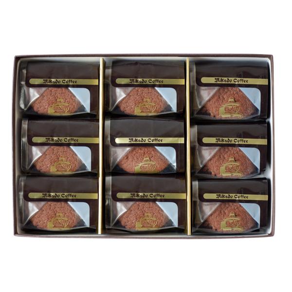 チョコレートケーキ 東京 ミカド珈琲 トリュフショコラケーキ 9個 常温 焼き菓子 お取り寄せ グル...