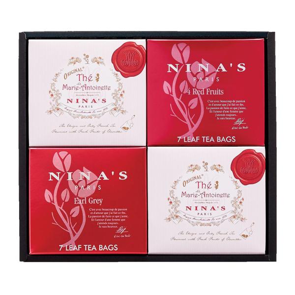 紅茶 ニナス ティーバックセット 3種3g×7 計28袋 常温 マリーアントワネット レッドフルーツ...