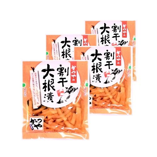 漬物 かつやの割干大根漬 90g入 4袋セット 東海漬物 しょうゆ漬け 刻み ご飯のお供