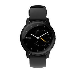 Withings Move フランス生まれのスマートウォッチ カジュアルで高性能な活動量&睡眠トラッカー Black & Yellow  日本正規代理