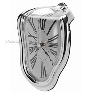 Leverde ダリ 柔らかい 時計 インテリア 置き時計 90度 曲がった