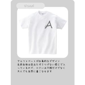 名入れTシャツ シンプルに英字で名入れオリジナ...の詳細画像1
