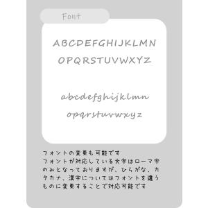 名入れTシャツ シンプルに英字で名入れオリジナ...の詳細画像3