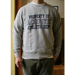 限定セール! ACOUSTIC アコースティック PROPERTY CREW SWEAT ミニ裏毛 ...