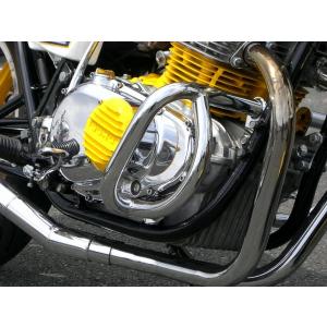 GS400  エンジンガード GS400 極太メッキエンジンガード