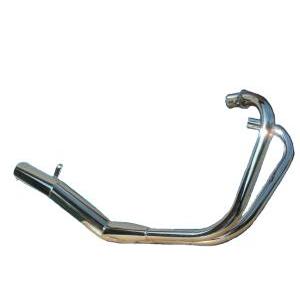 Z250FT エルサウンド ショート管 メッキ