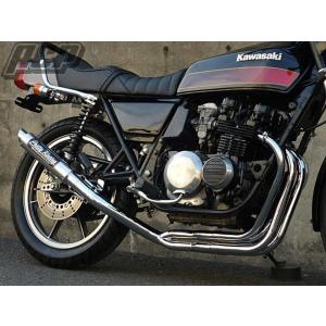 プリティー製 Z400FX 極 タイプ3 4-2-1 マフラー メッキ : エーシー